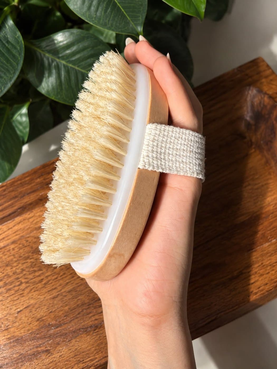 فرشاة التقشير الجاف dry brush – بشعيرات الخيزران